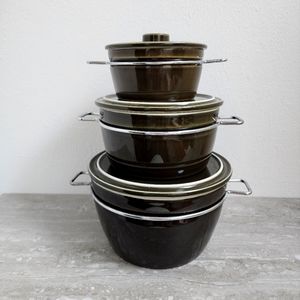 Mid Century Modern Casserole Set. Norway 1964